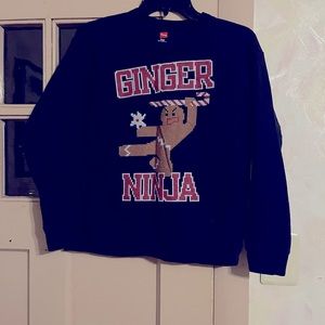 Blue ginger ninja sweatshirt